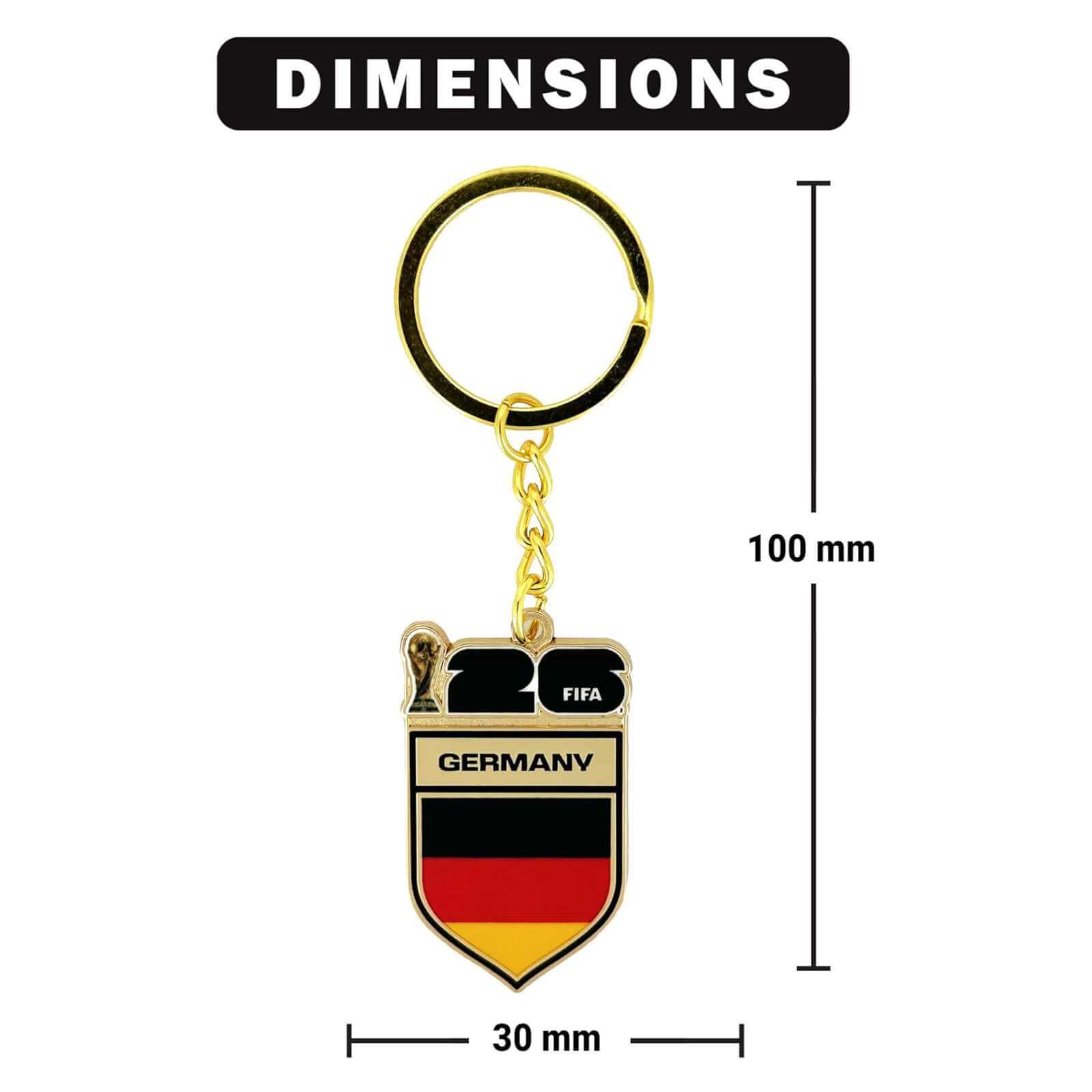 Logo Brands 2026 FIFA World Cup Germany Flag Keychain 3