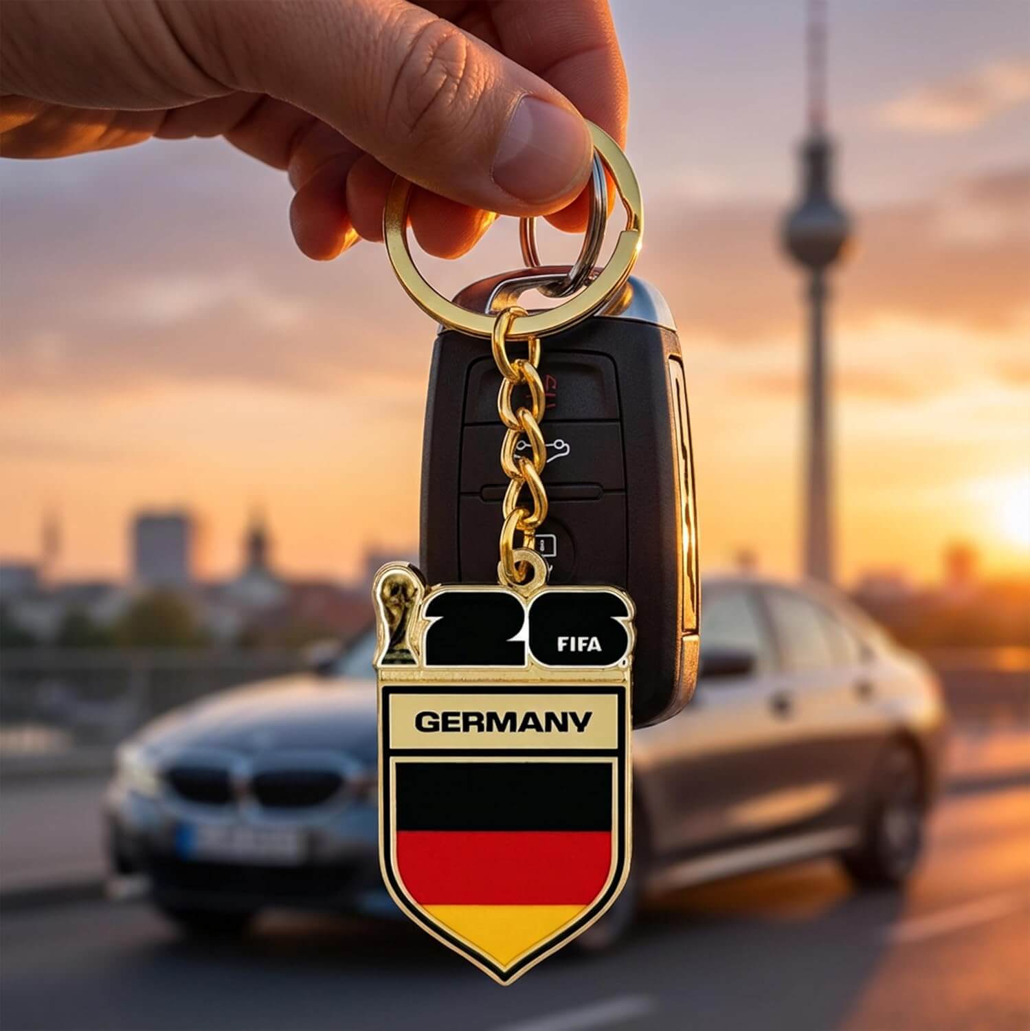 Logo Brands 2026 FIFA World Cup Germany Flag Keychain 5