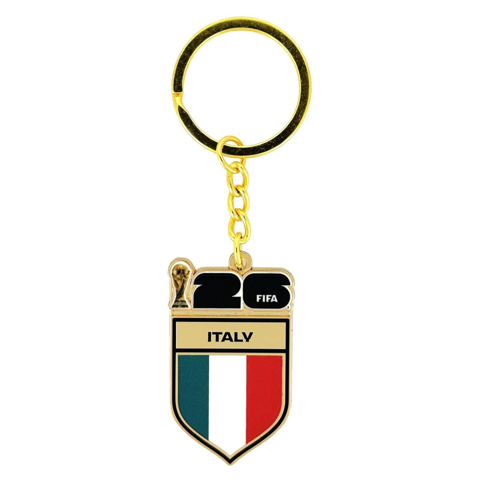 Logo Brands 2026 FIFA World Cup Italy Flag Keychain 1