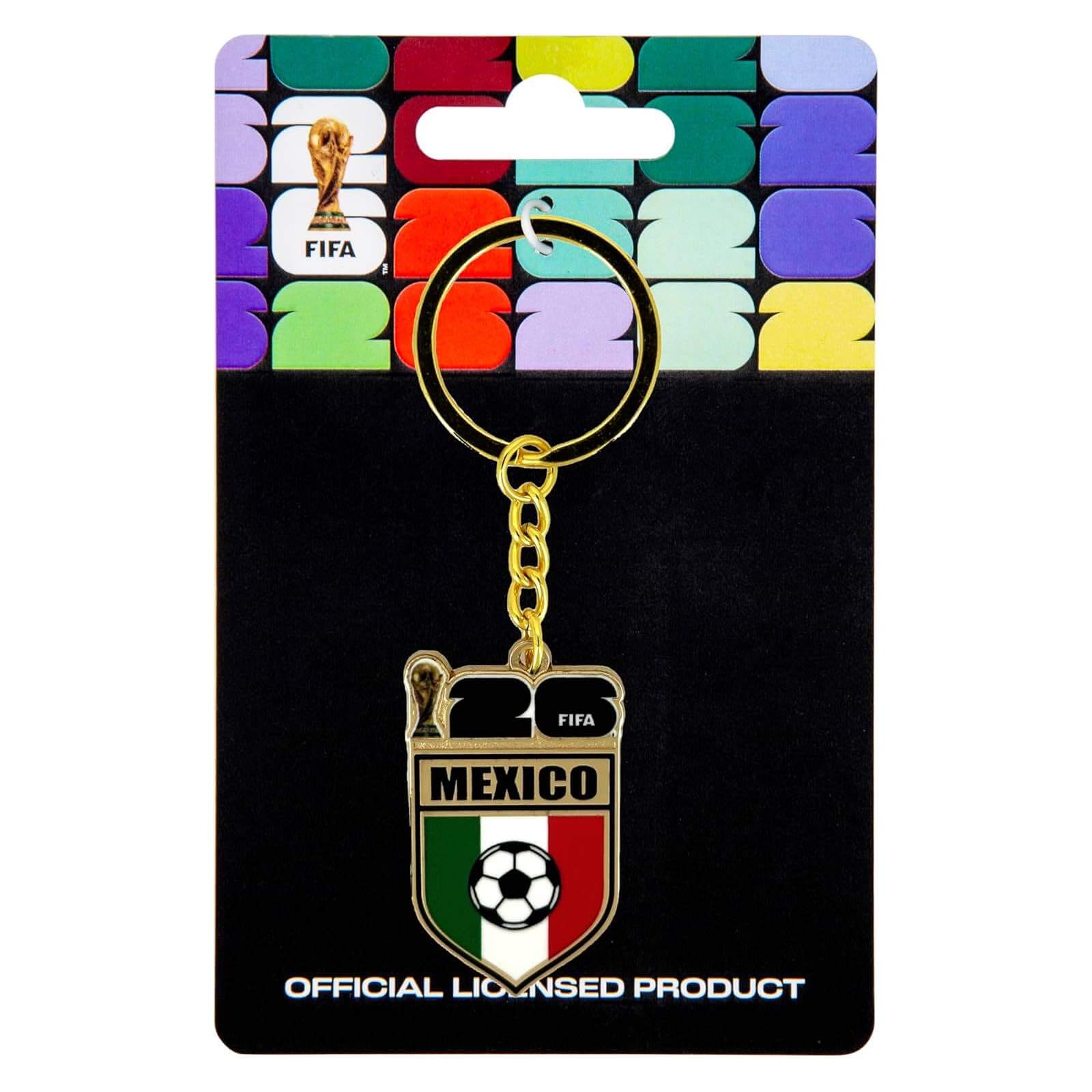 Logo Brands 2026 FIFA World Cup Mexico Flag Keychain 4