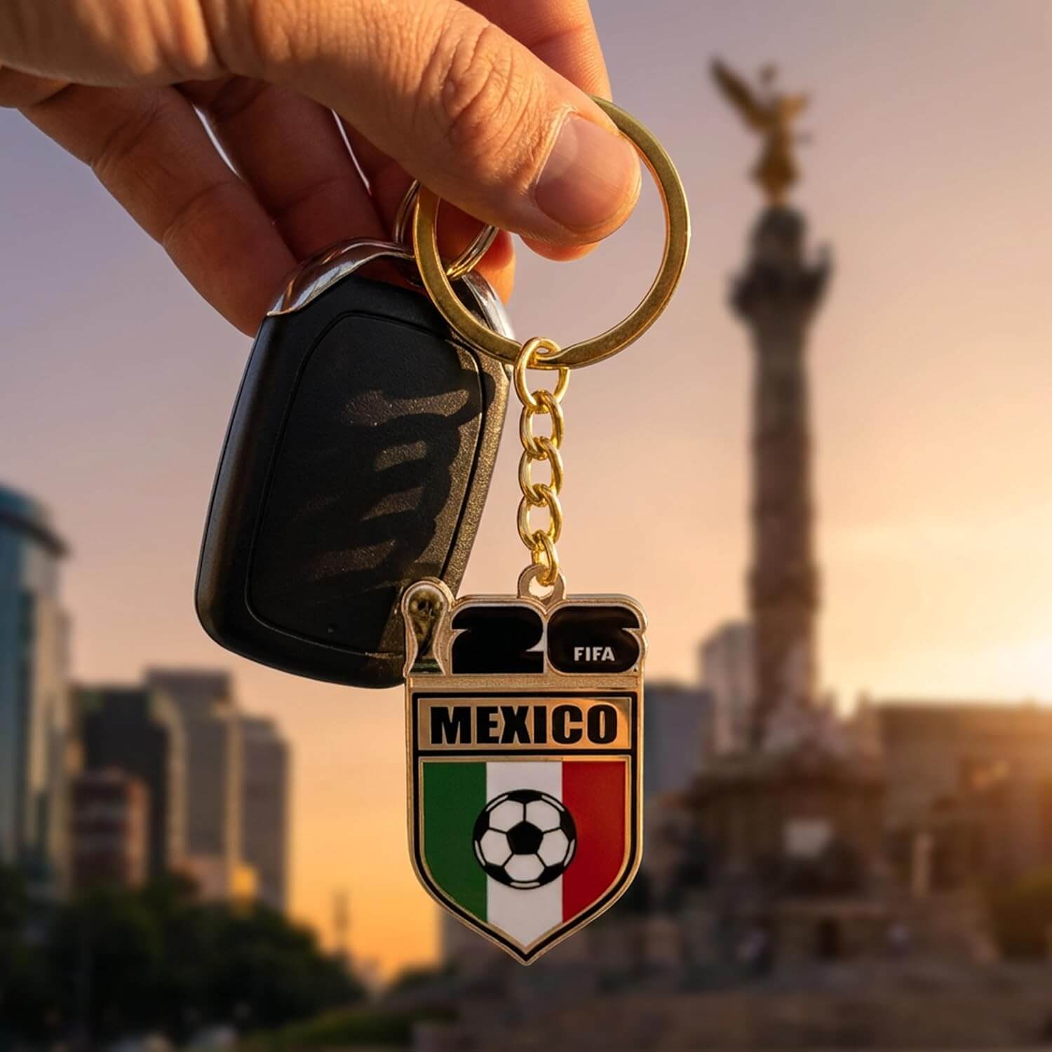 Logo Brands 2026 FIFA World Cup Mexico Flag Keychain 5