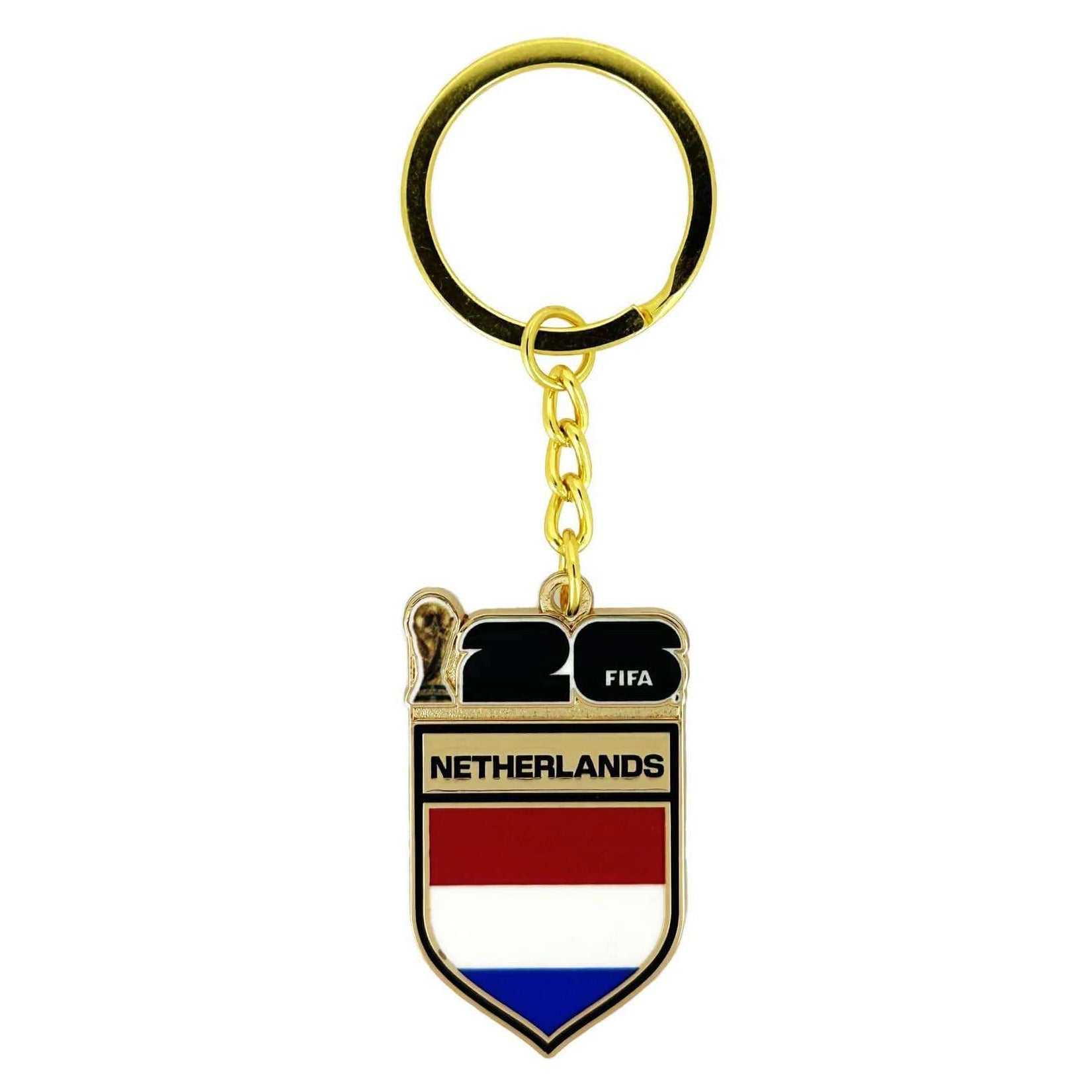 Logo Brands 2026 FIFA World Cup Netherlands Flag Keychain 1