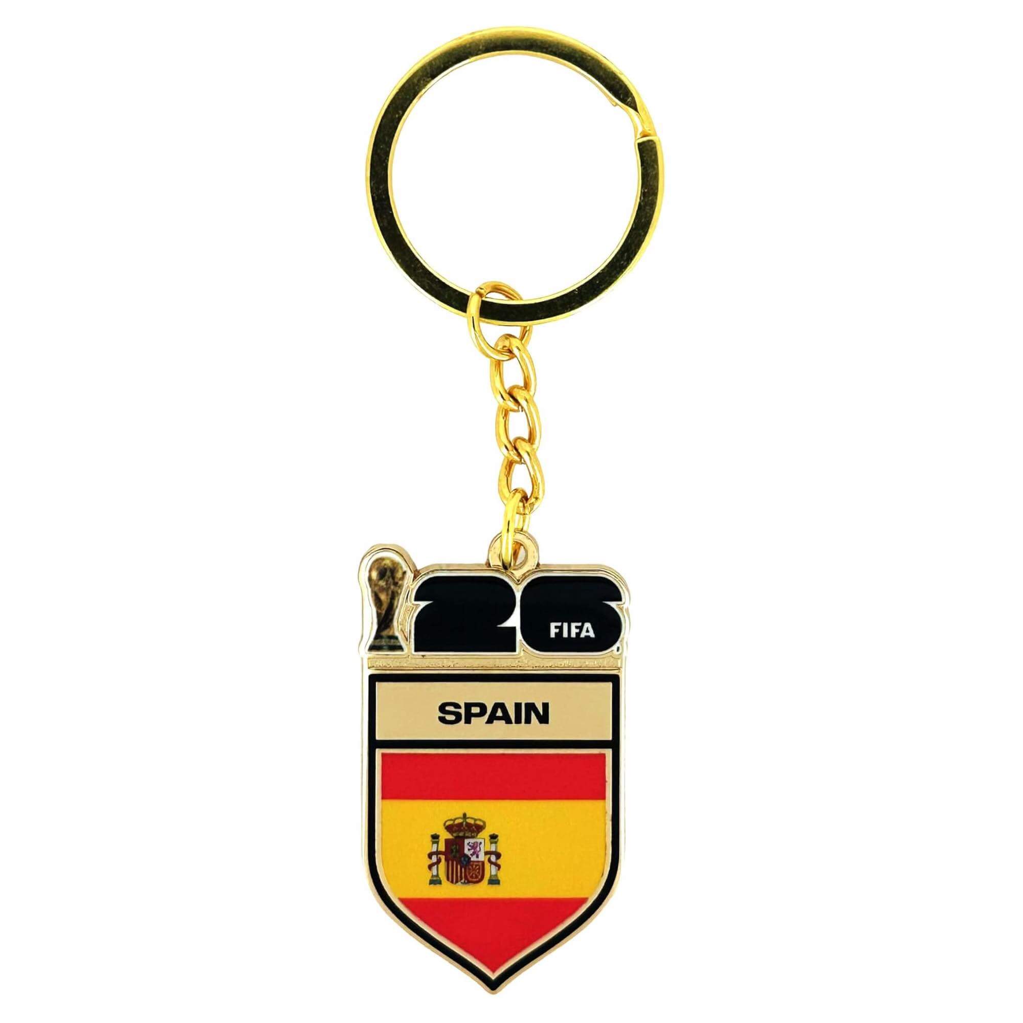 Logo Brands 2026 FIFA World Cup Spain Flag Keychain 1