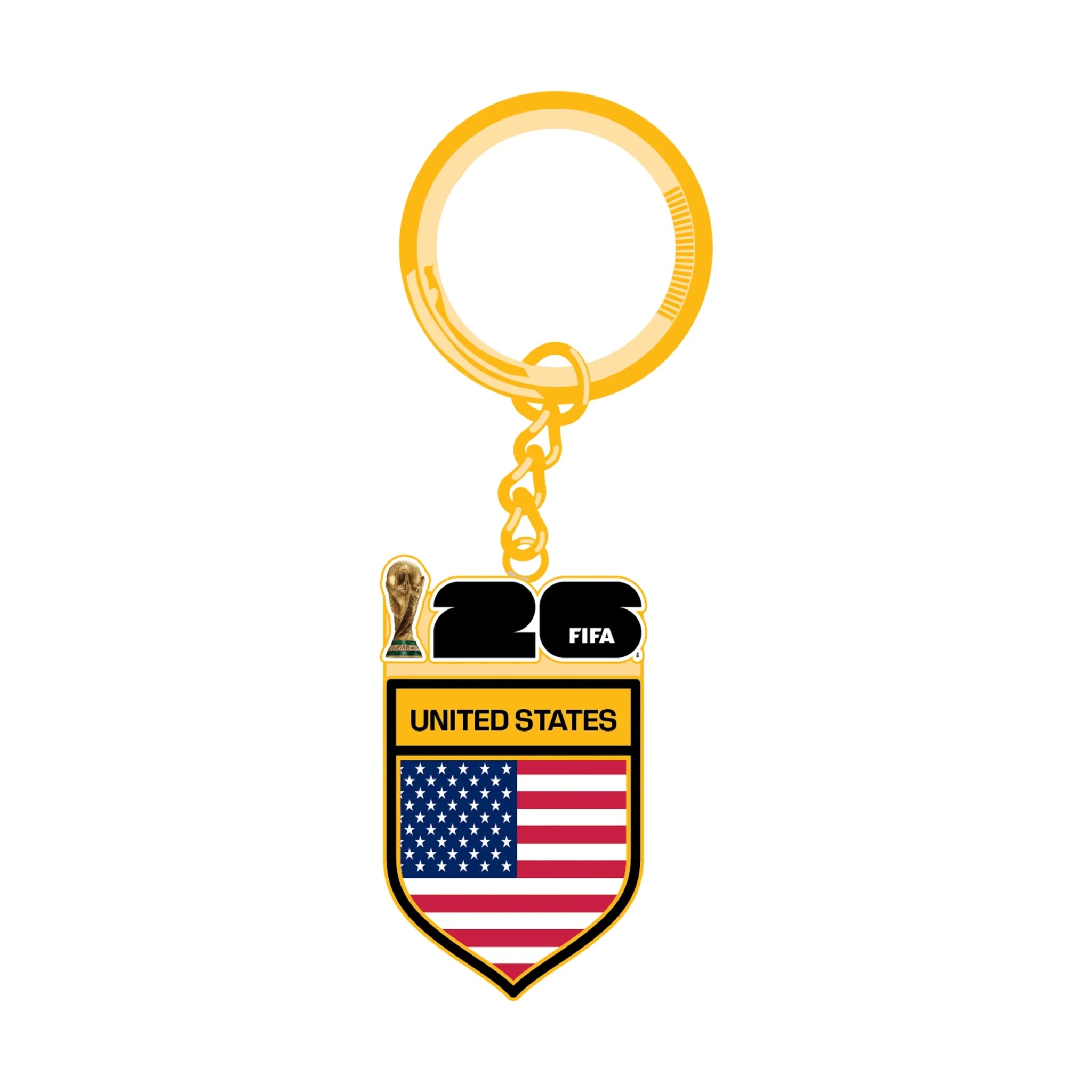 Logo Brands 2026 FIFA World Cup USA Flag Keychain 1