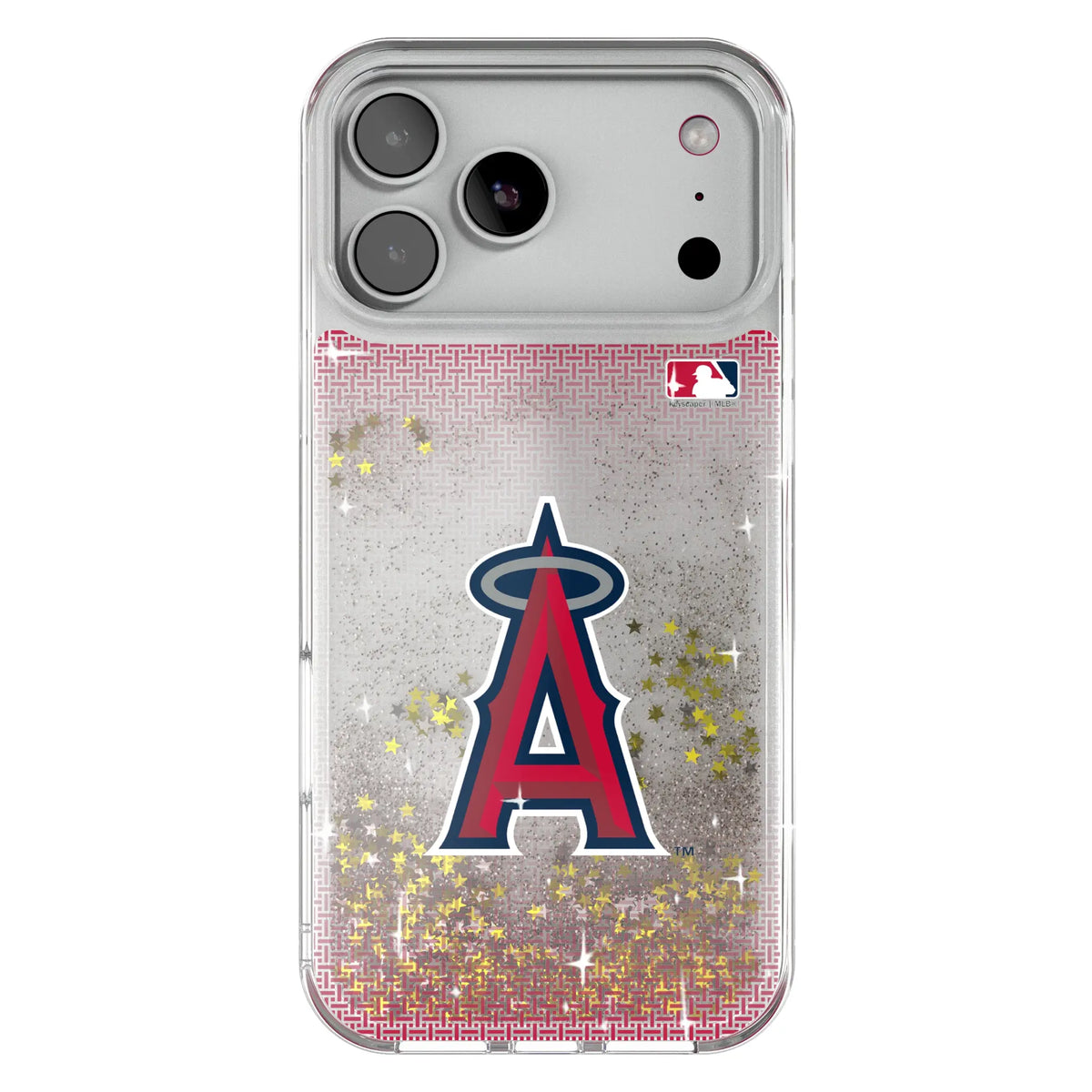 Los Angeles Angels Linen Glitter Phone Case 19