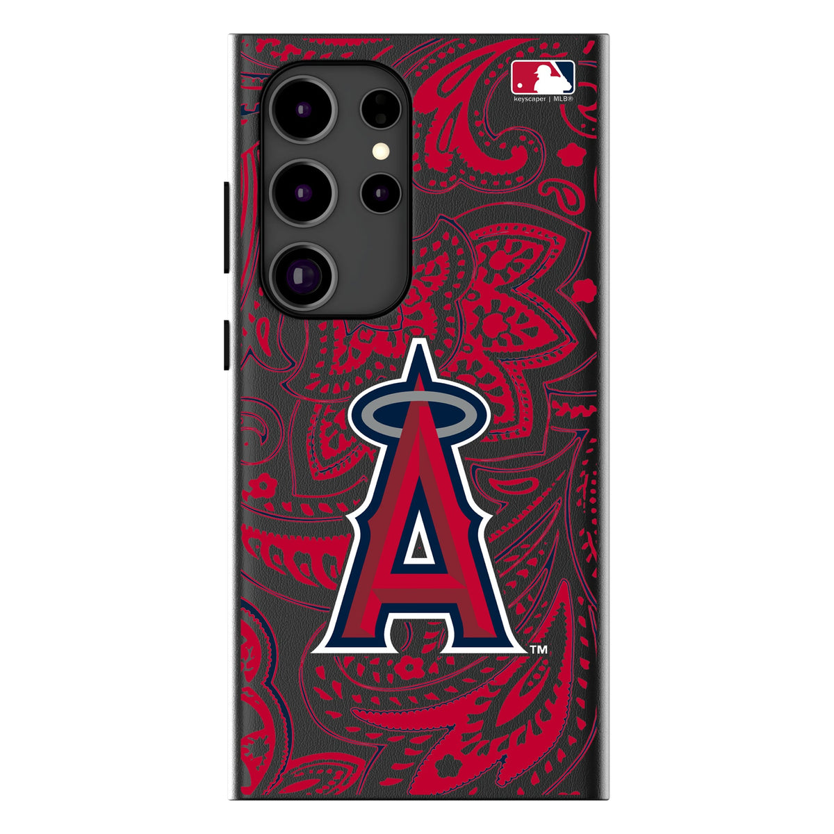 Los Angeles Angels Paisley MagSafe Compatible Phone Case for Samsung Galaxy 13