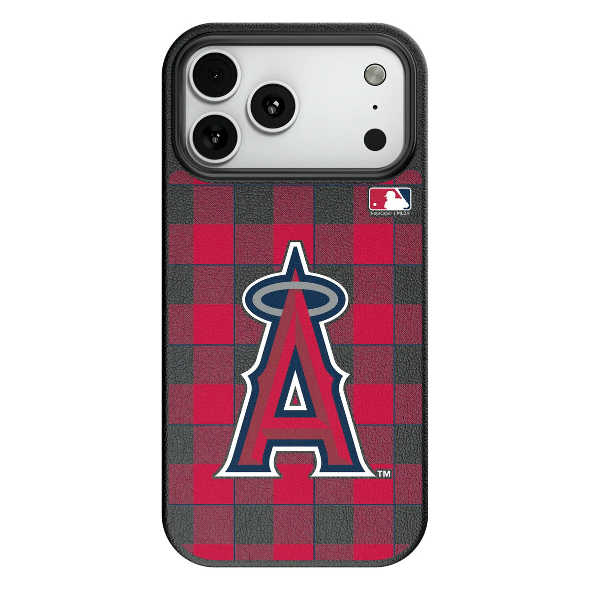 Los Angeles Angels Plaid MagSafe Compatible Phone Case for Apple iPhone 8
