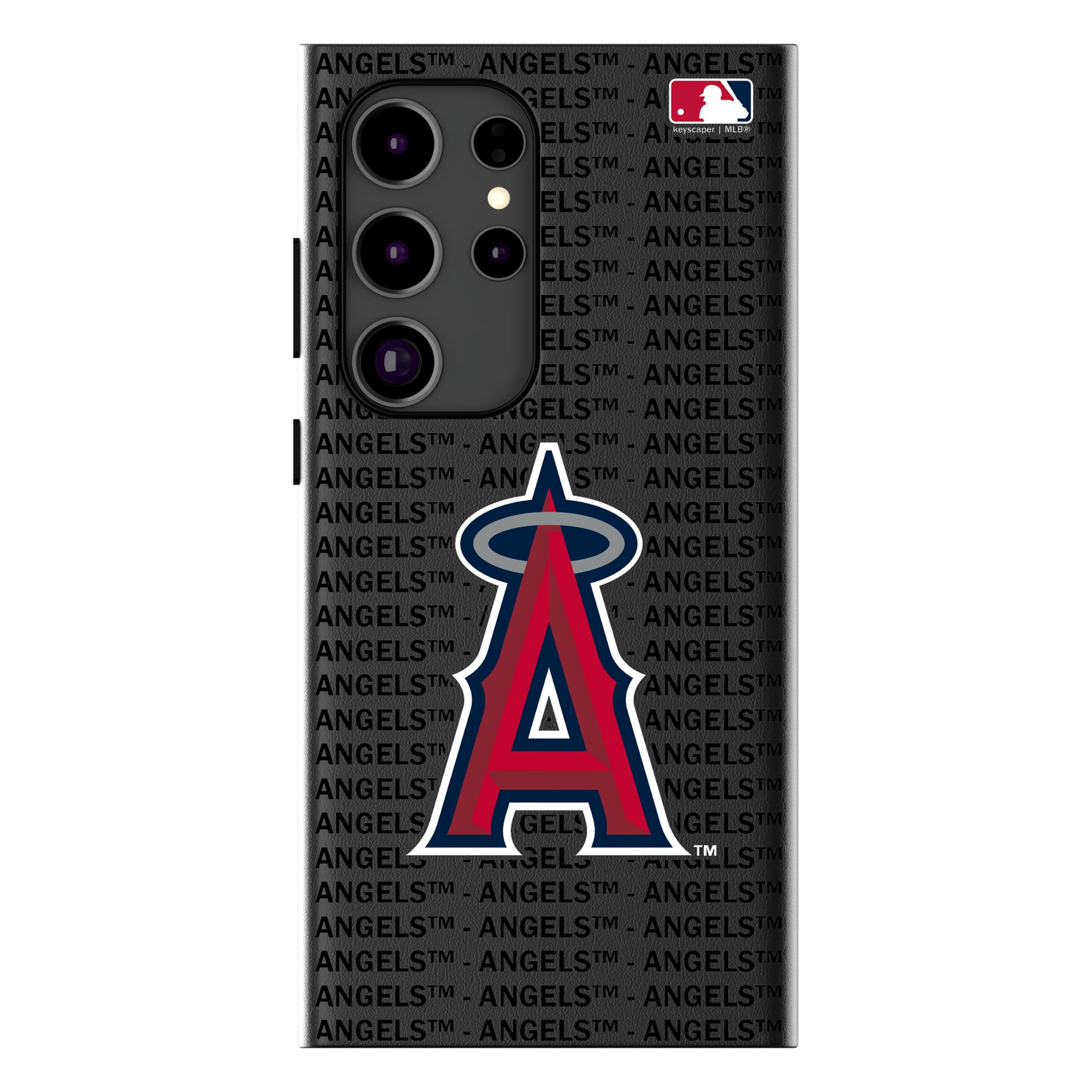 Los Angeles Angels Text Backdrop MagSafe Compatible Phone Case for Samsung Galaxy 11