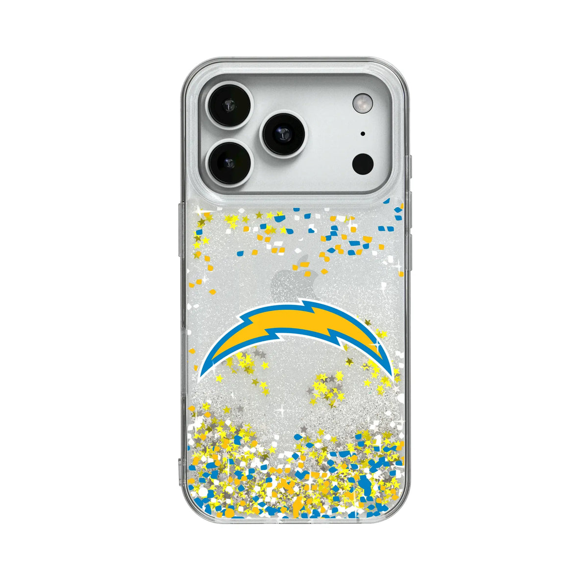Los Angeles Chargers Confetti Glitter Phone Case 19