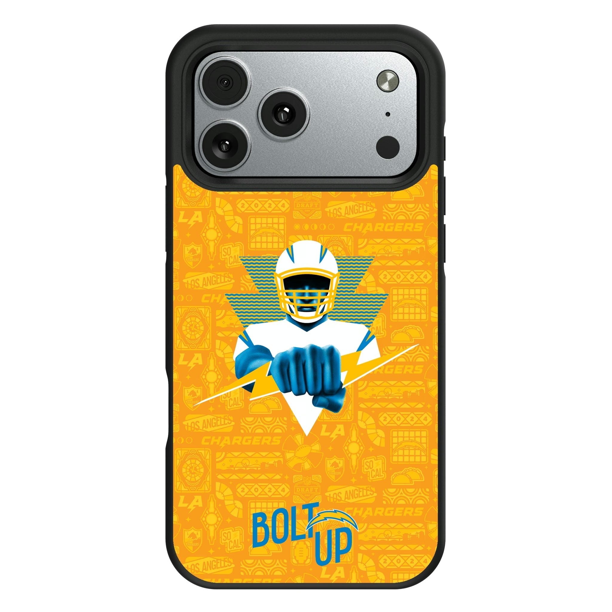 Los Angeles Chargers 2024 Illustrated Limited Edition Bump Phone Case 22