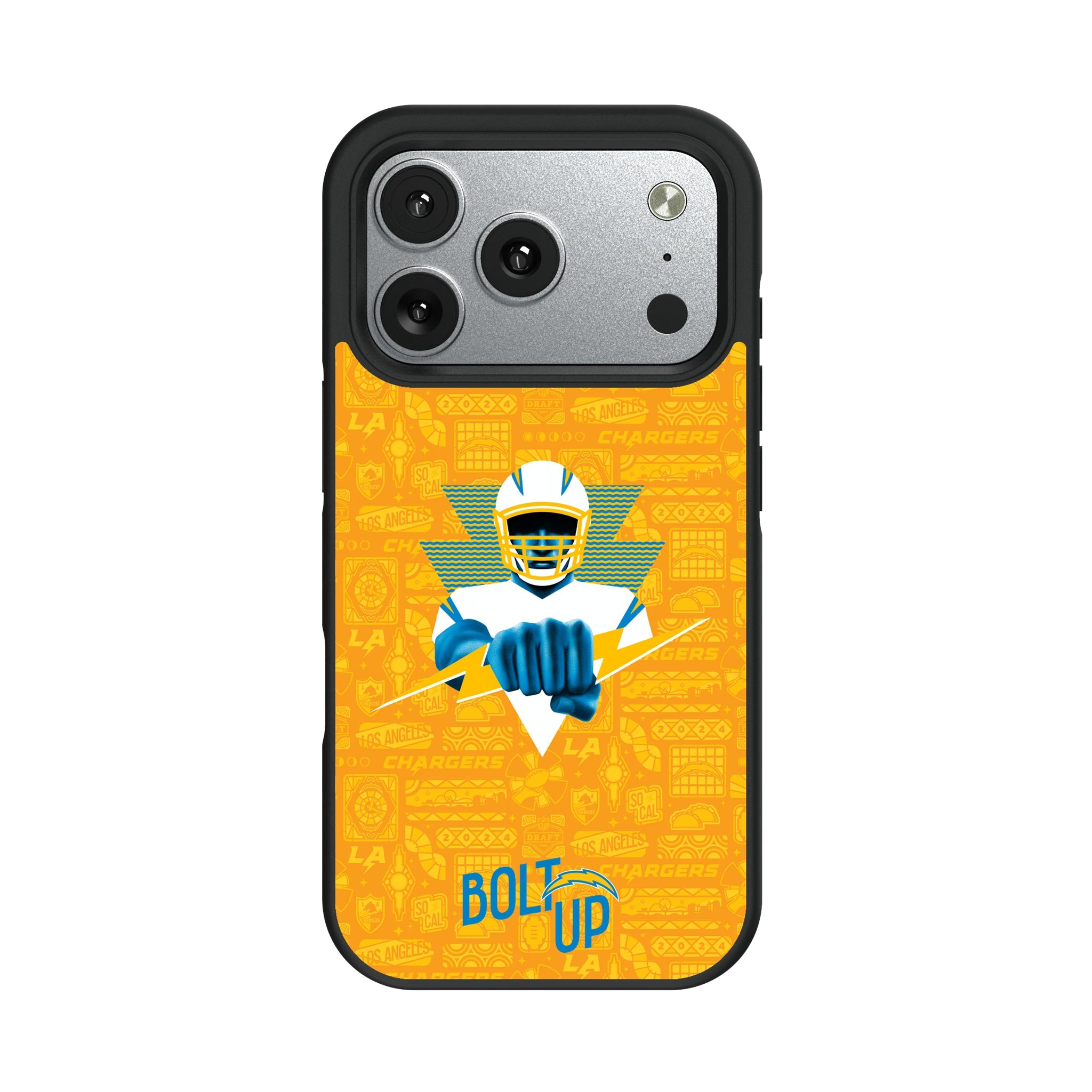 Los Angeles Chargers 2024 Illustrated Limited Edition Bump Phone Case 21