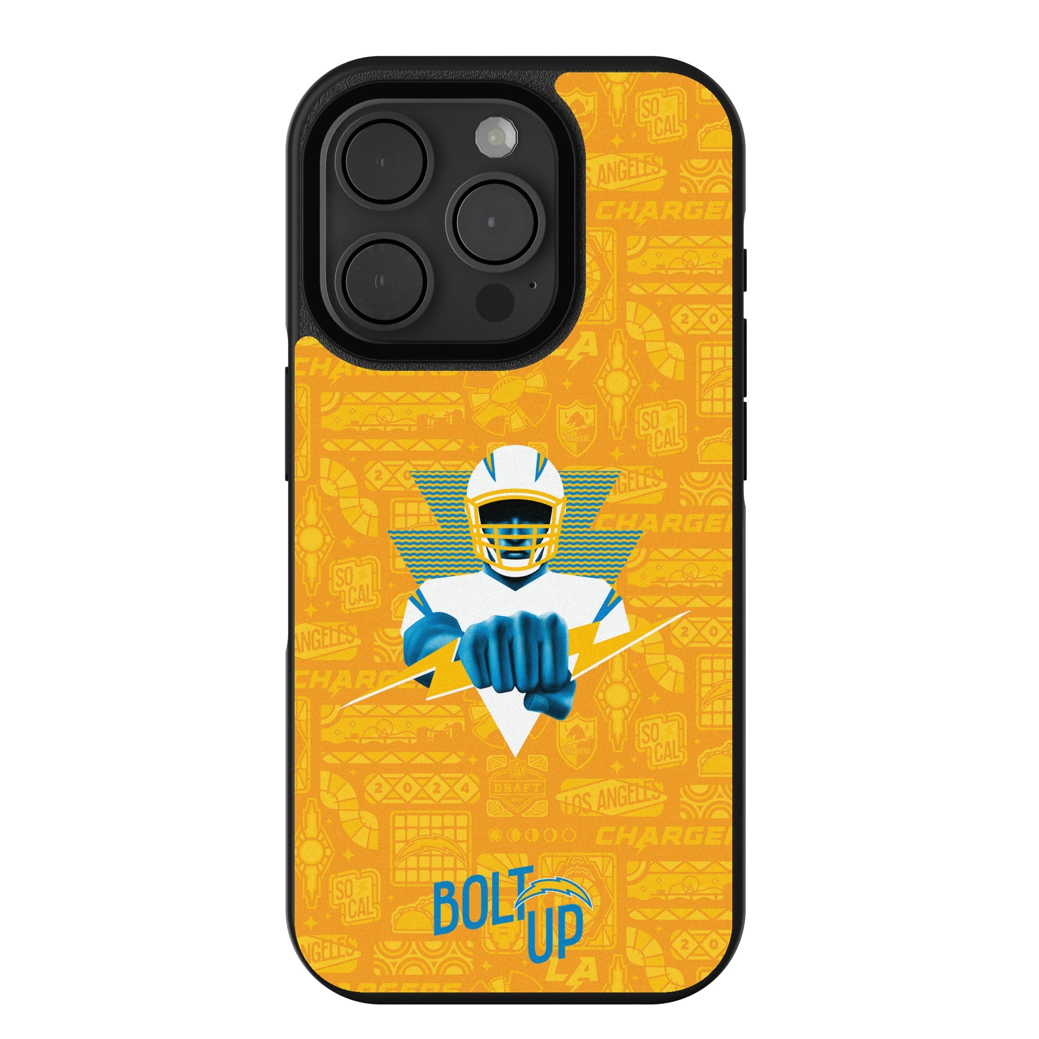 Los Angeles Chargers 2024 Illustrated Limited Edition Bump Phone Case 15