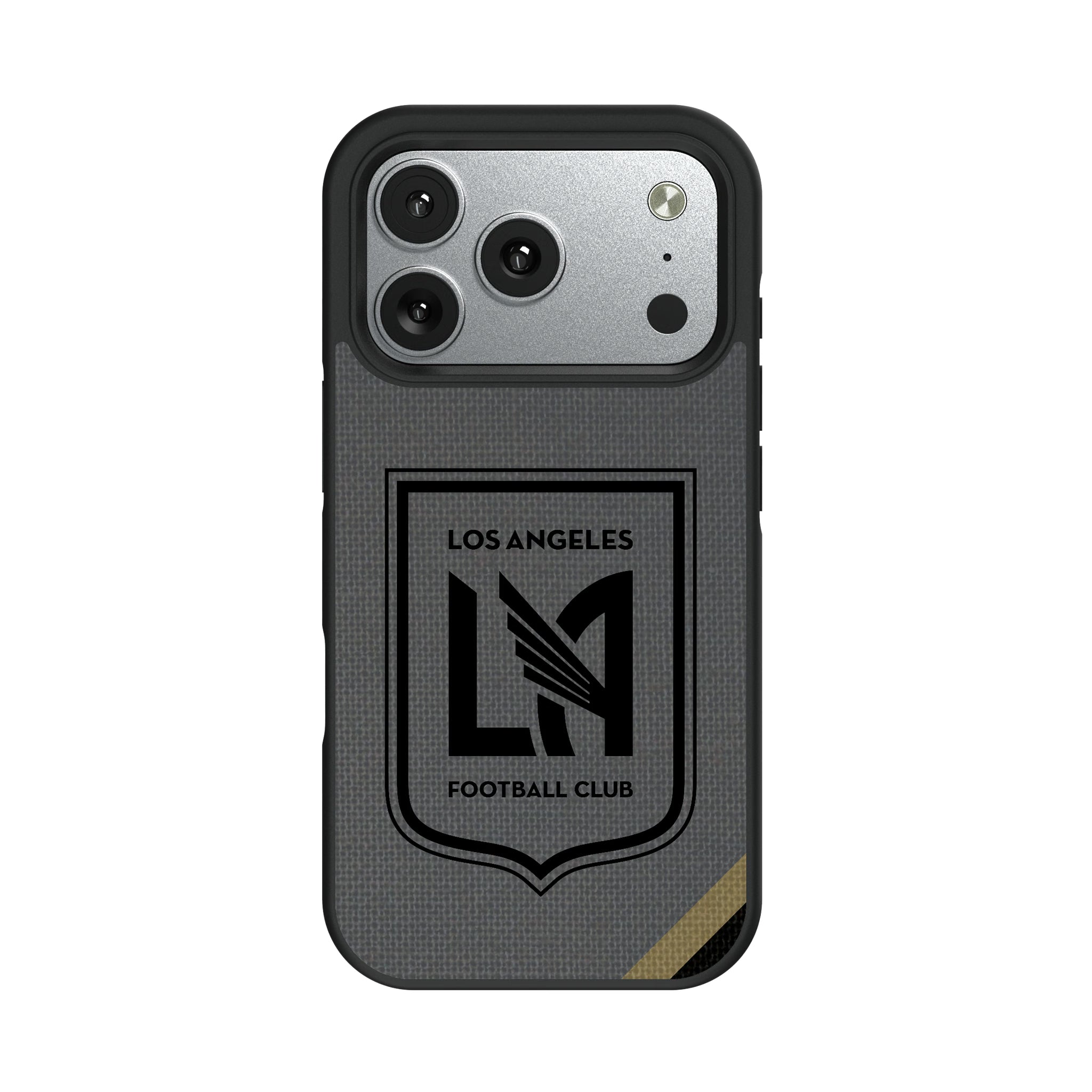 Los Angeles Football Club Diagonal Stripe Bump Phone Case for Apple iPhone 17 Series 11