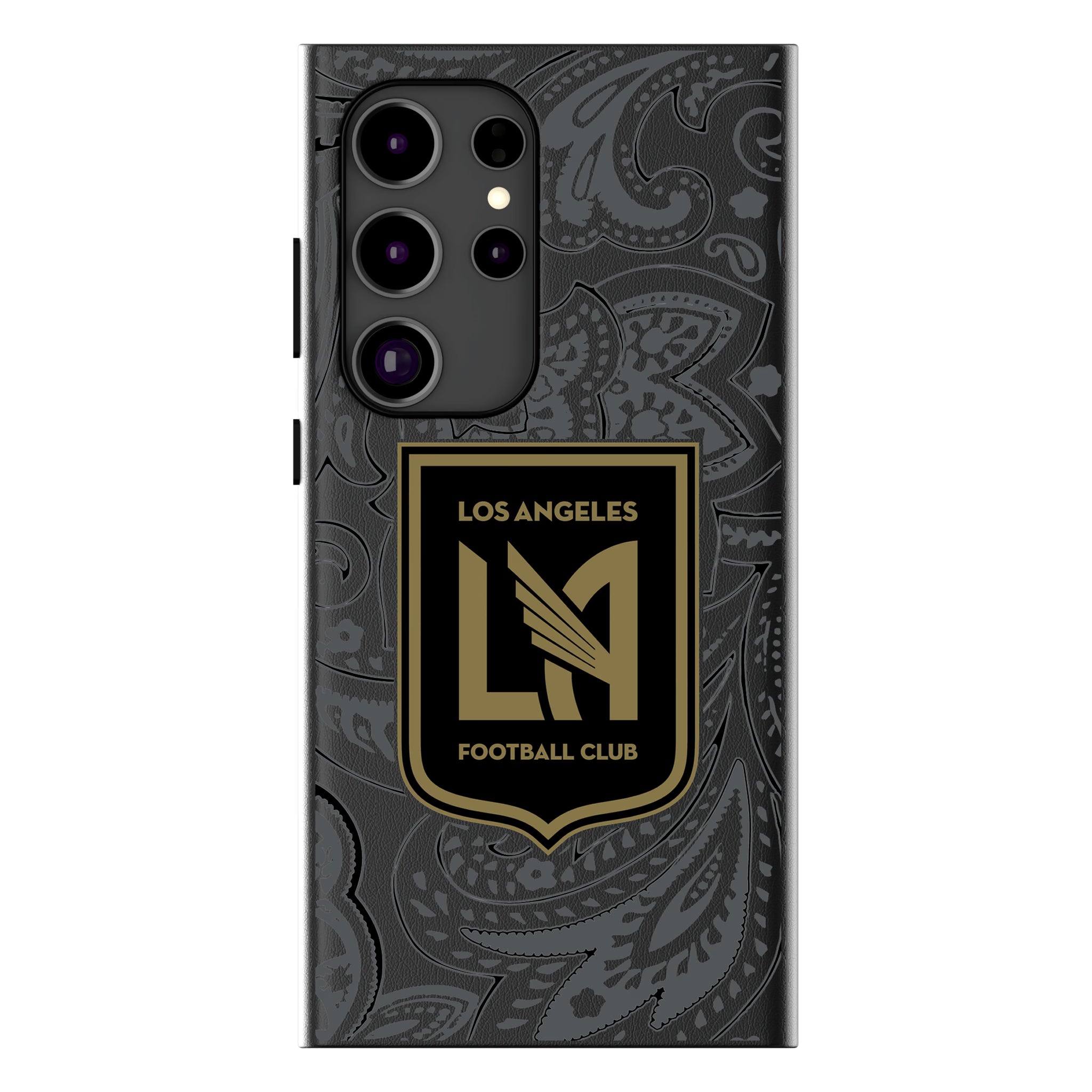 Los Angeles Football Club Paisley MagSafe Compatible Phone Case for Samsung Galaxy 10