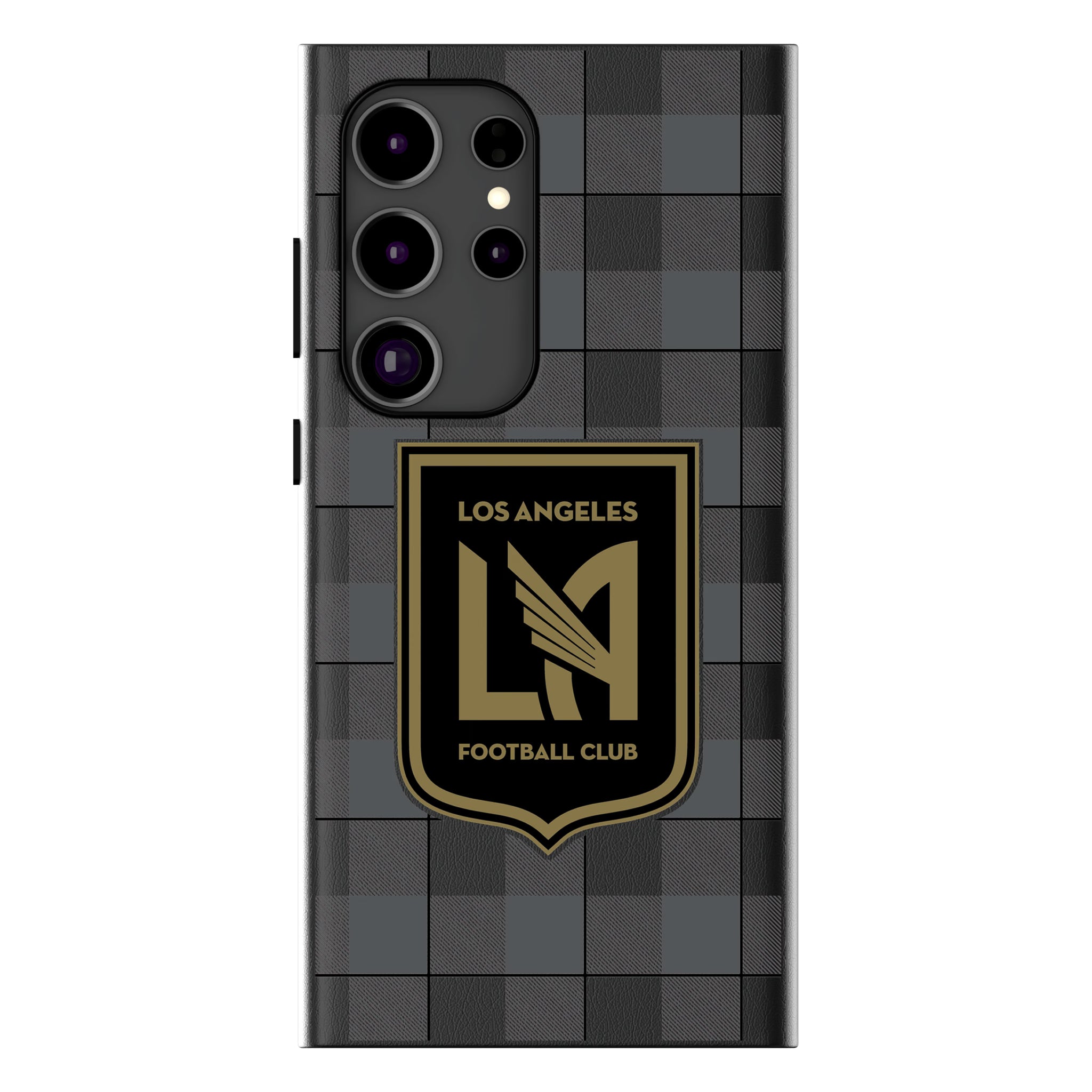 Los Angeles Football Club Plaid MagSafe Compatible Phone Case for Samsung Galaxy 10