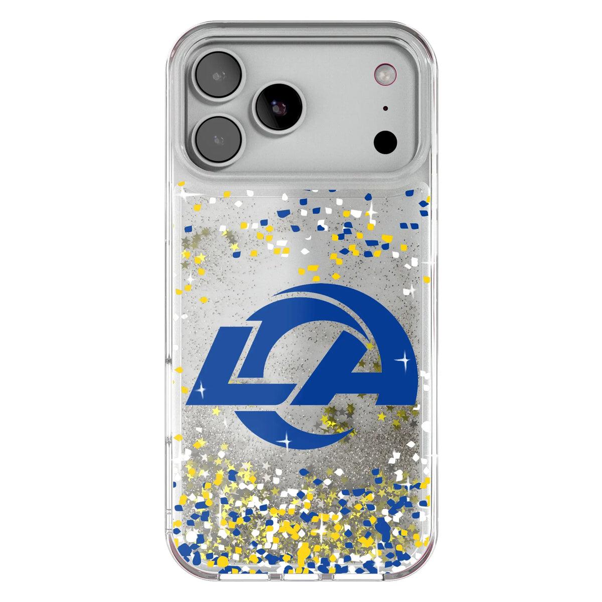 Los Angeles Rams Confetti Glitter Phone Case 20