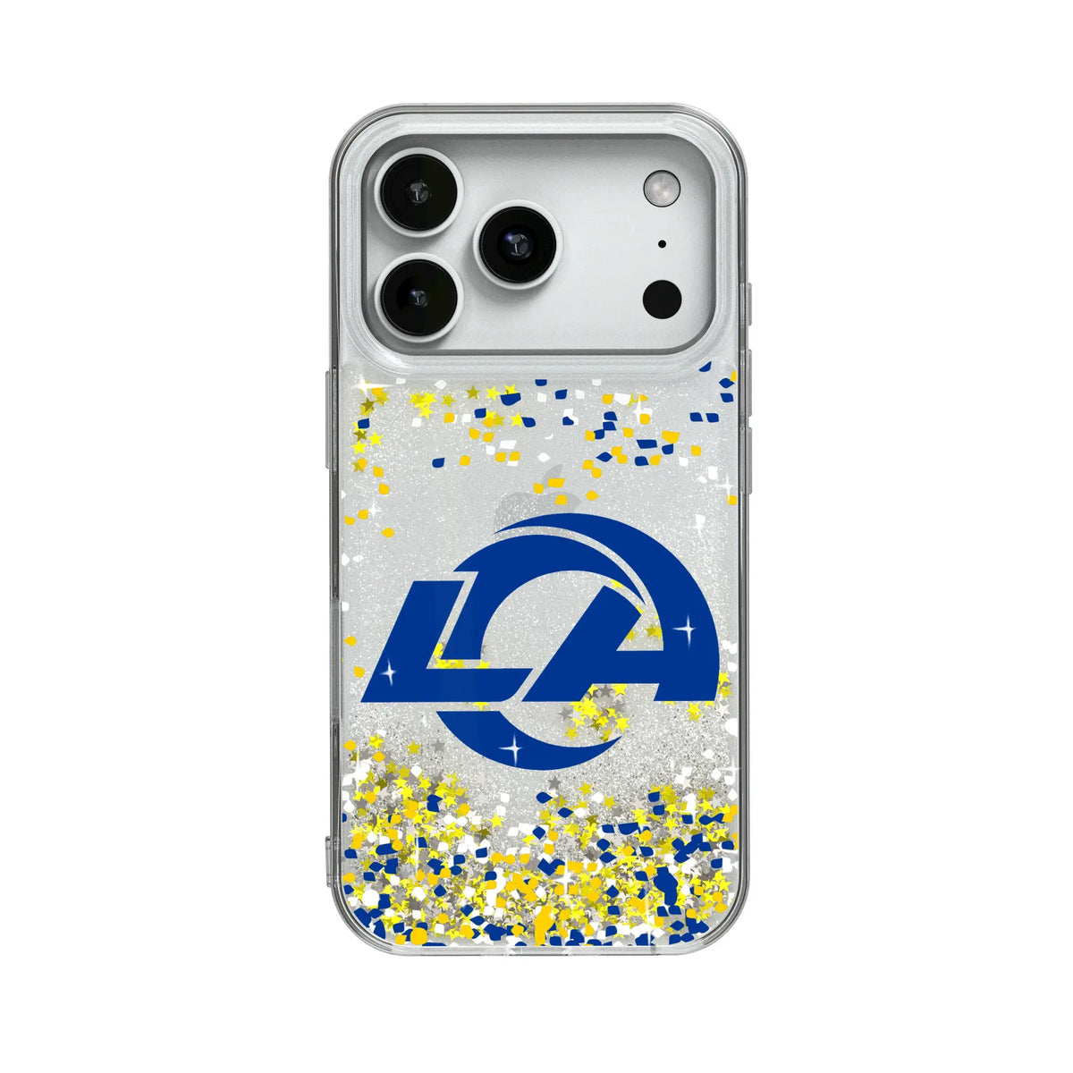 Los Angeles Rams Confetti Glitter Phone Case 19