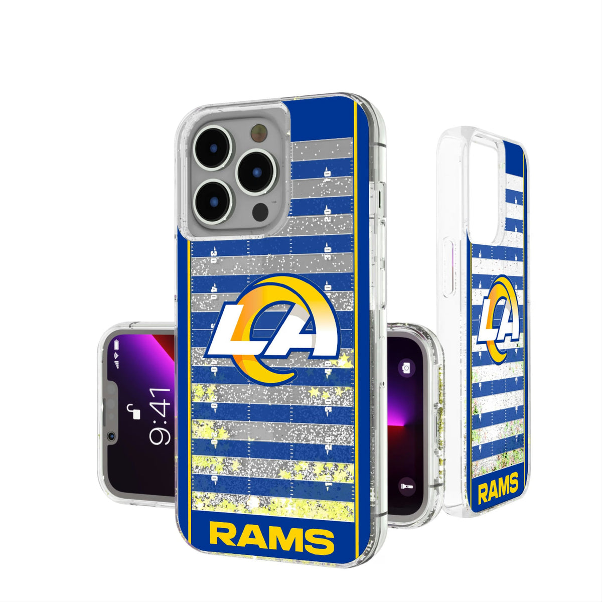 Los Angeles Rams Field Glitter Phone Case 6