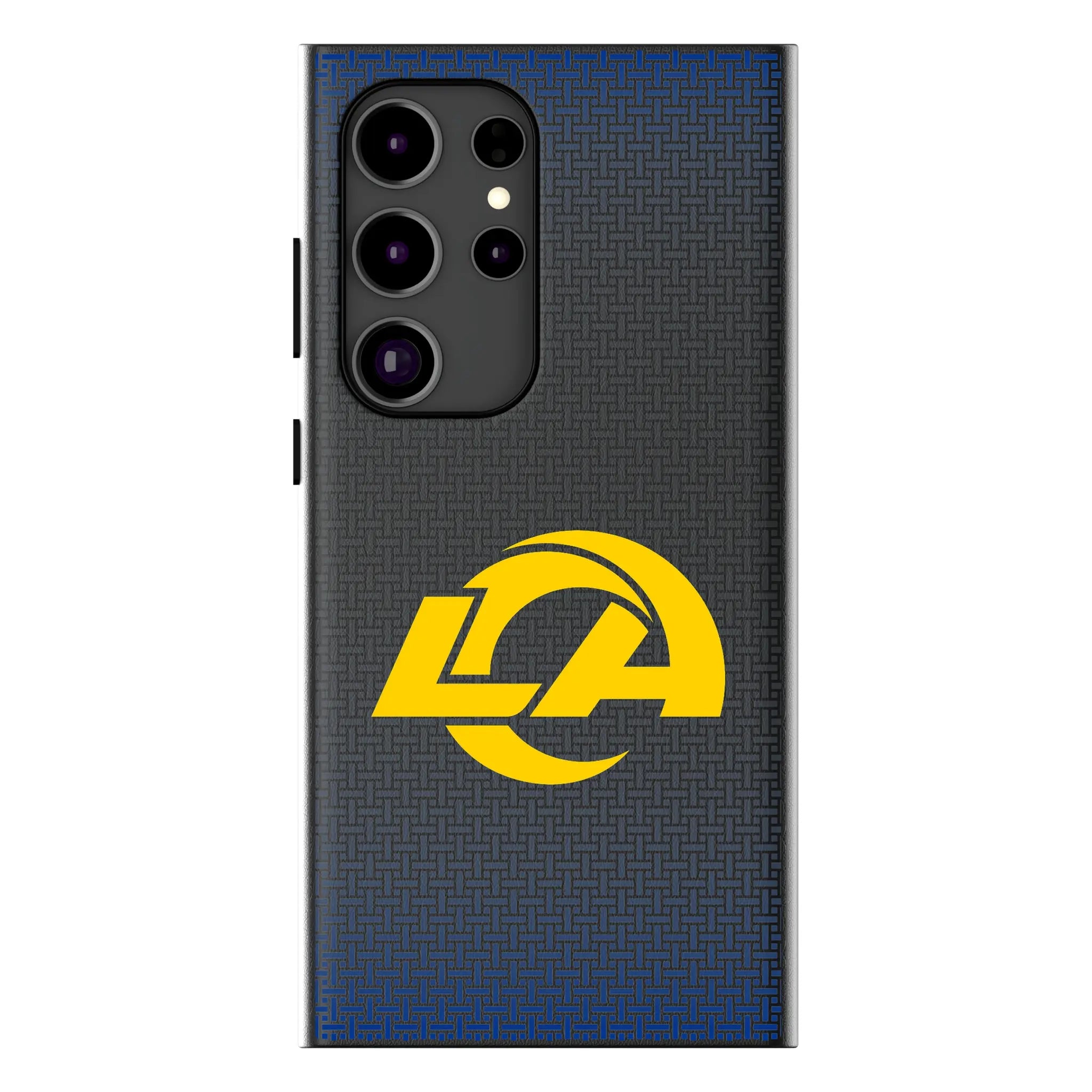 Los Angeles Rams Linen MagSafe Compatible Phone Case for Samsung Galaxy 10