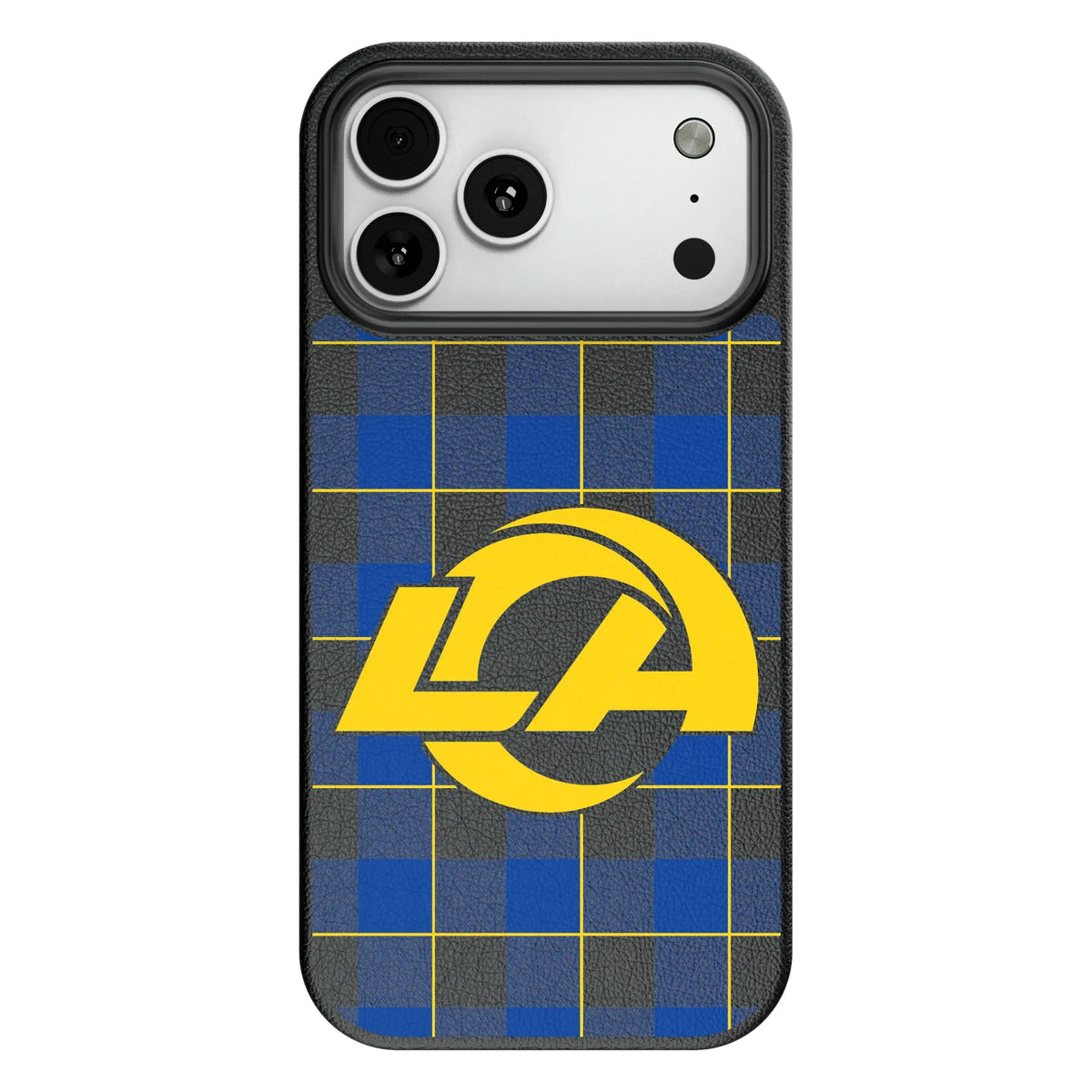 Los Angeles Rams Plaid MagSafe Compatible Phone Case for Apple iPhone 9