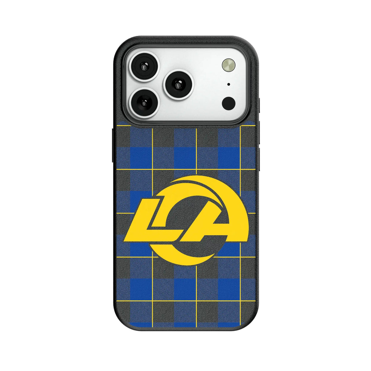 Los Angeles Rams Plaid MagSafe Compatible Phone Case for Apple iPhone 8