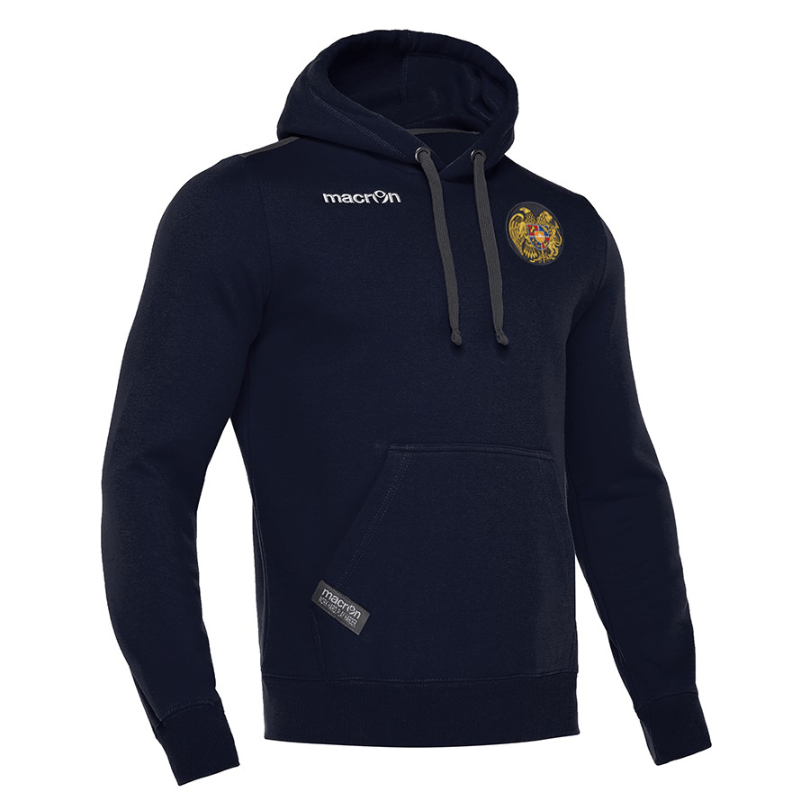 Macron 2022 Armenia SKA Hoodie with Crest - Navy 2