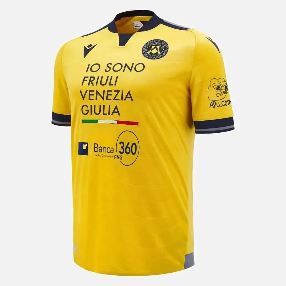 Macron 2024-25 Udinese Calcio Men's Authentic Away Jersey 1