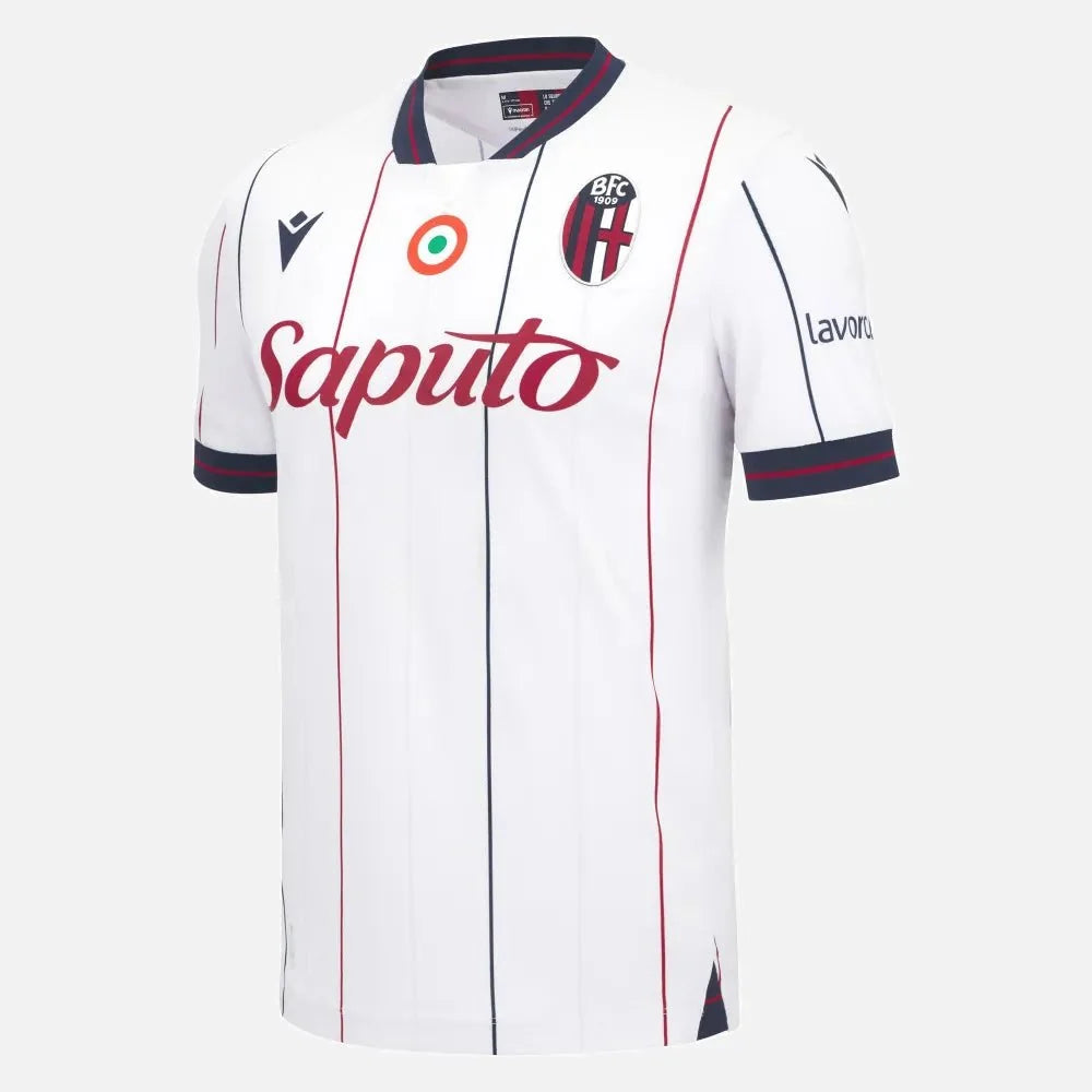 Macron 2025-26 Bologna Men's Authentic Away Soccer Jersey 1