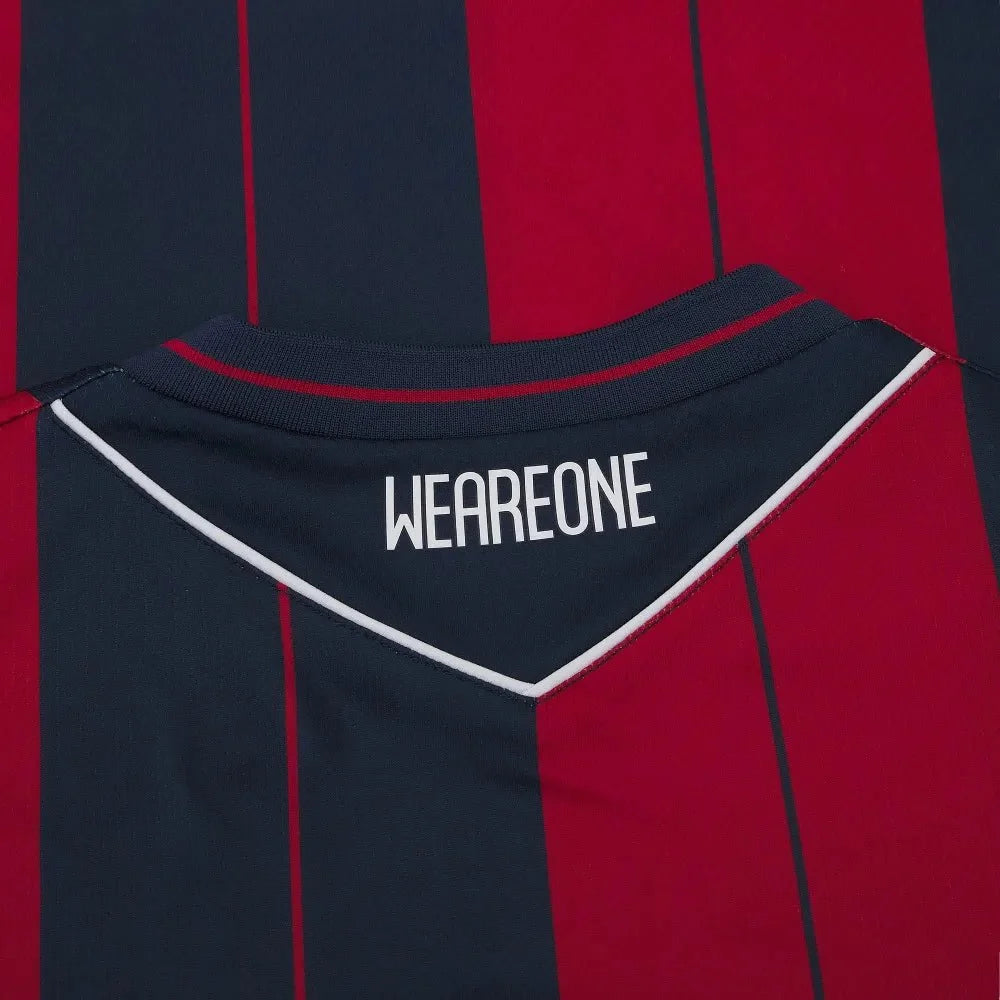 Macron 2025-26 Bologna Men's Authentic Home Soccer Jersey 5
