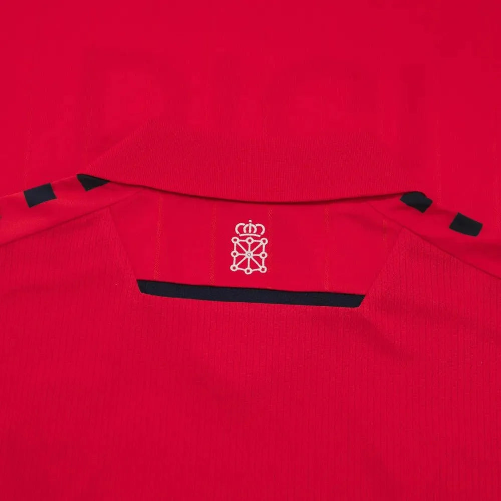 Macron 2025-26 Osasuna Men's Authentic Home Soccer Jersey 4