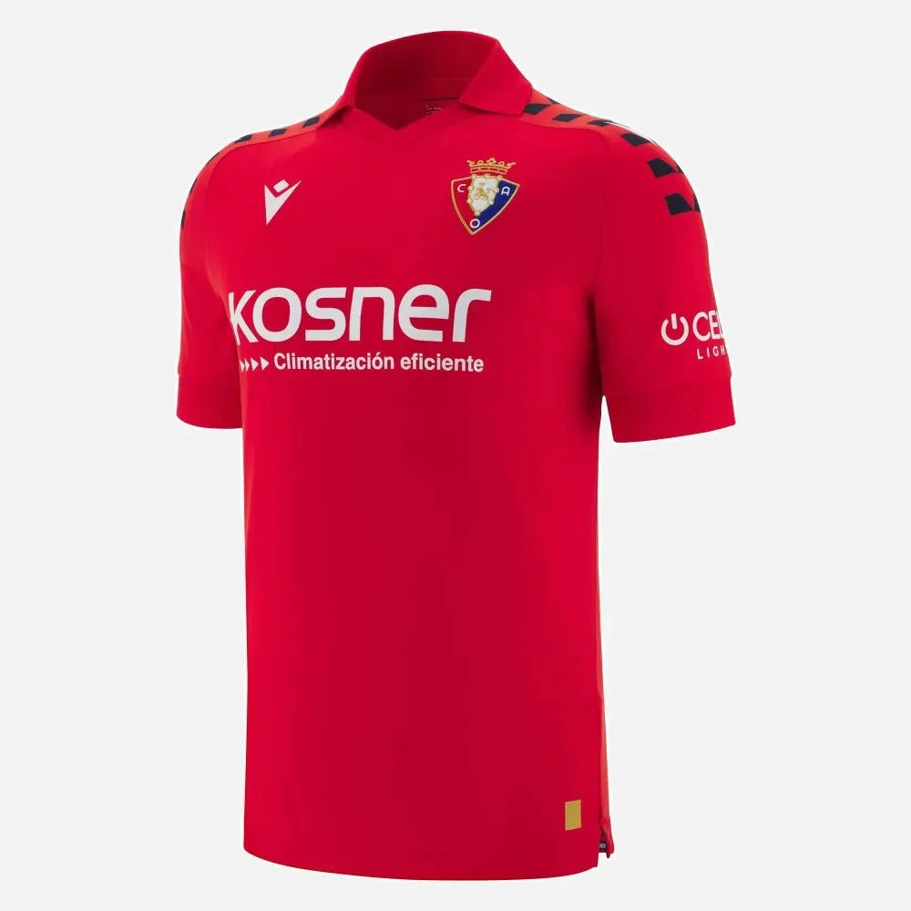 Macron 2025-26 Osasuna Men's Authentic Home Soccer Jersey 1