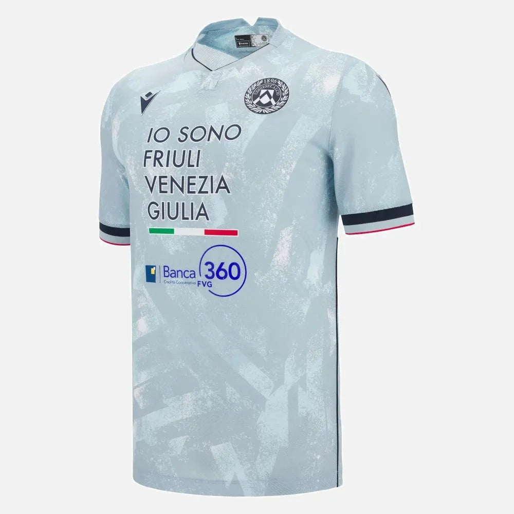 Macron 2025-26 Udinese Men's Authentic Away Soccer Jersey 1