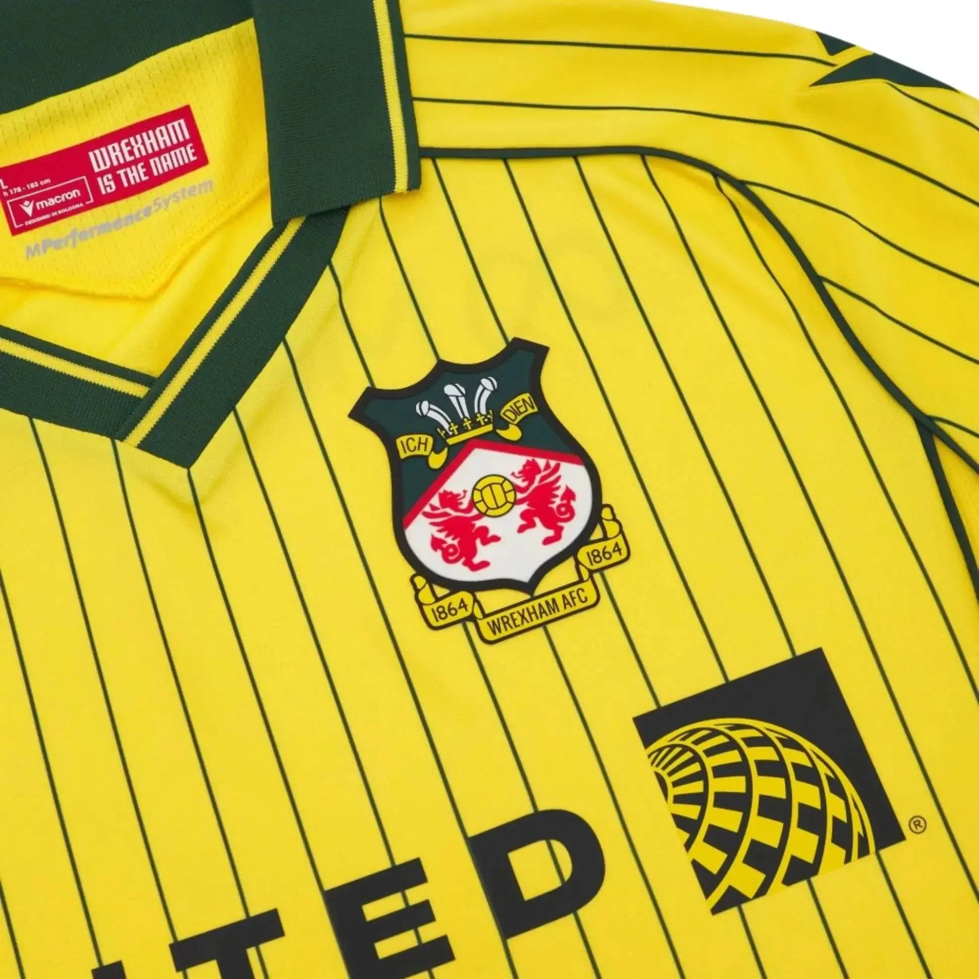 Macron 2025-26 Wrexham Men's Authentic Away Soccer Jersey 3
