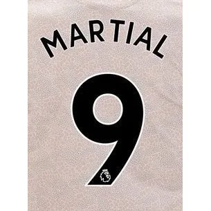 Man United 2019/20 Away Martial #9 Jersey Name Set 1