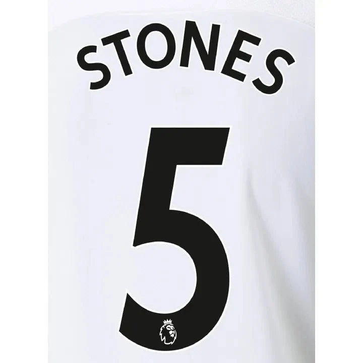 Manchester City 2021/ 22 Away Stones #5 Jersey Name Set-Black 1