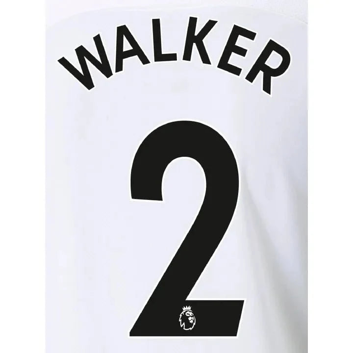 Manchester City 2021/22 Away Walker #2 Jersey Name Set-Black 1