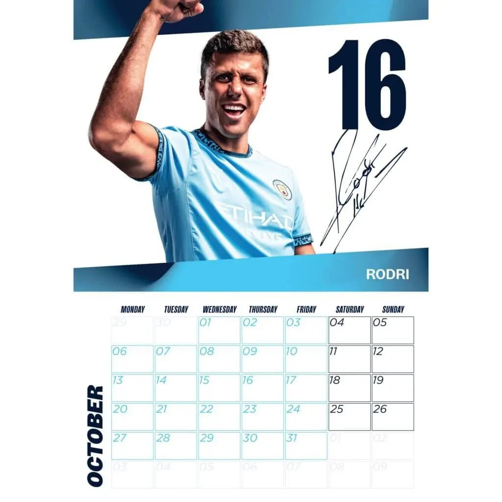 Manchester City 2025 Official Calendar 2