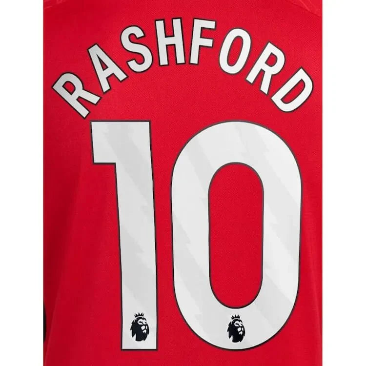 Man United 2019/22 Home Rashford #10 Jersey Name Set 1