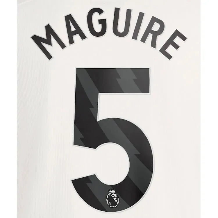 Manchester United 2023-Third Maguire #5 Jersey Name Set-Black 1