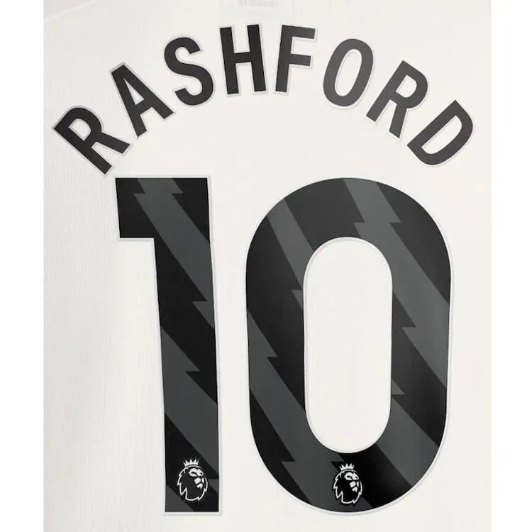 Manchester United 2023-Third Rashford #10 Jersey Name Set-Black 1
