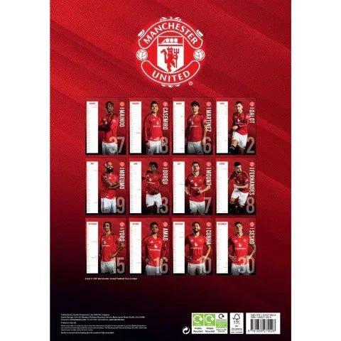 Manchester United 2026 Official Calendar 3