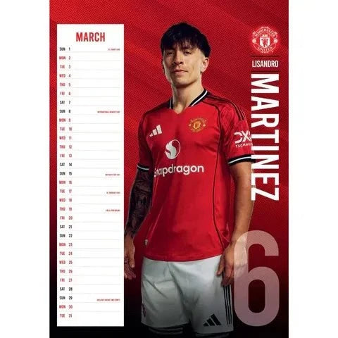 Manchester United 2026 Official Calendar 2