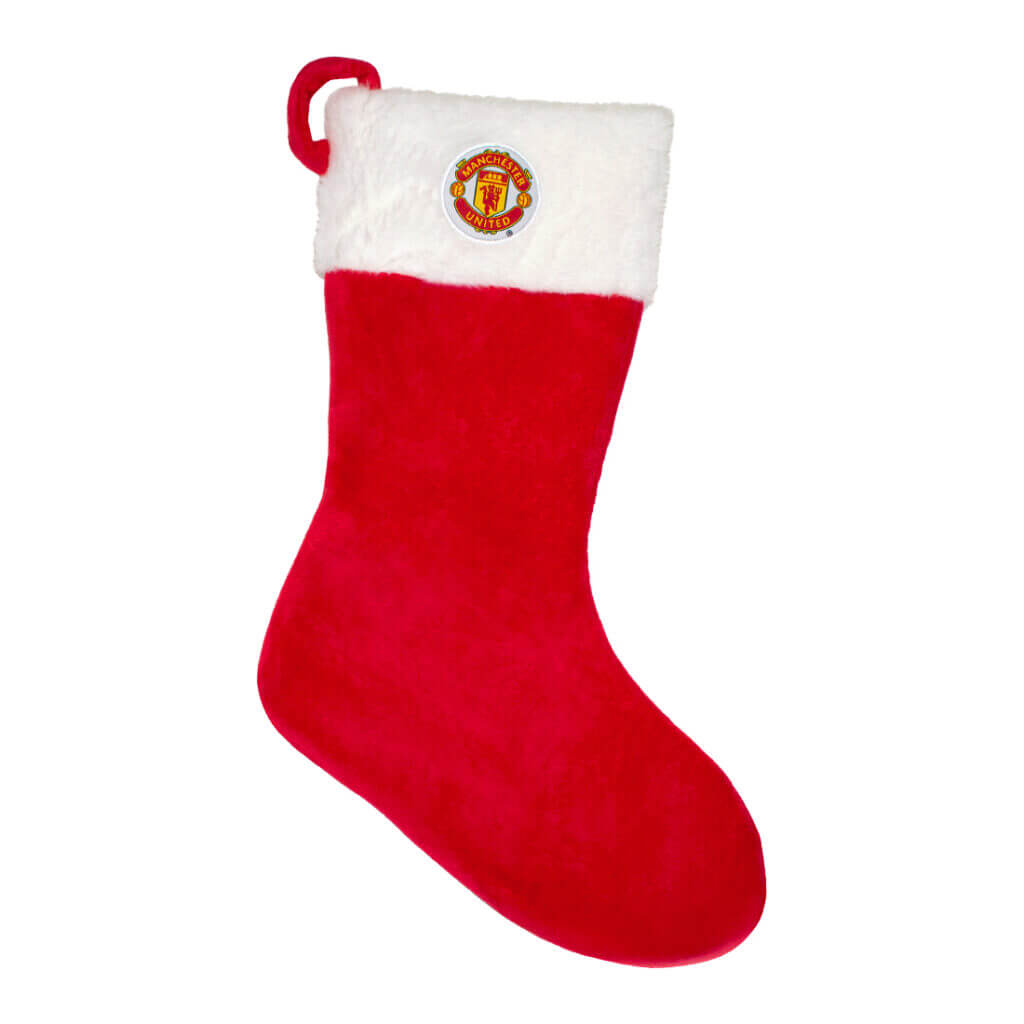 Manchester United Fluffy Team Crest Stocking 1