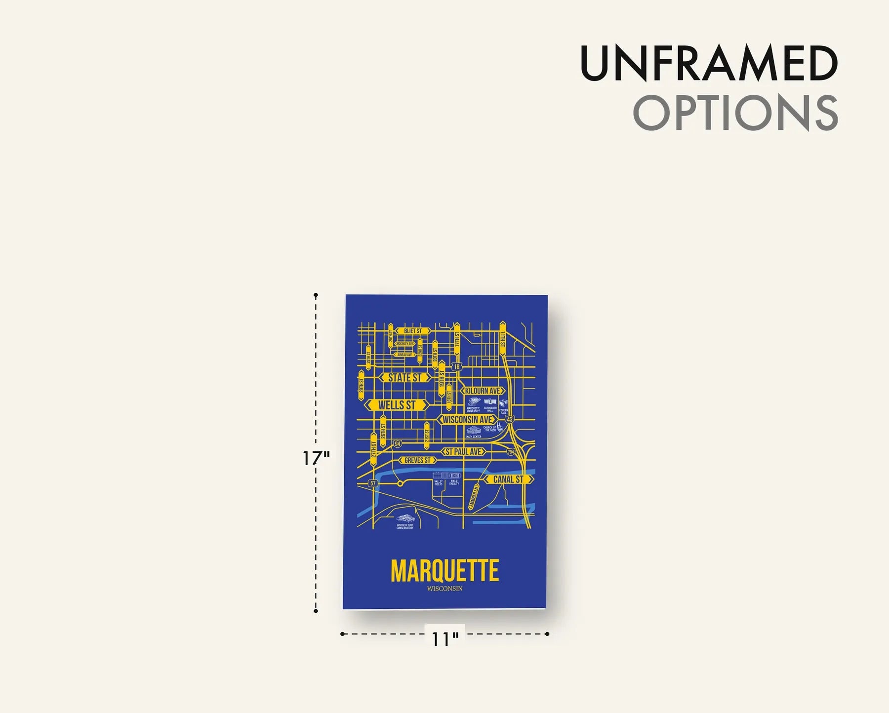 Marquette, Wisconsin street map 11