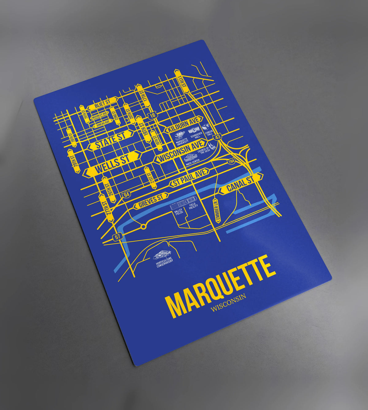 Marquette, Wisconsin street map