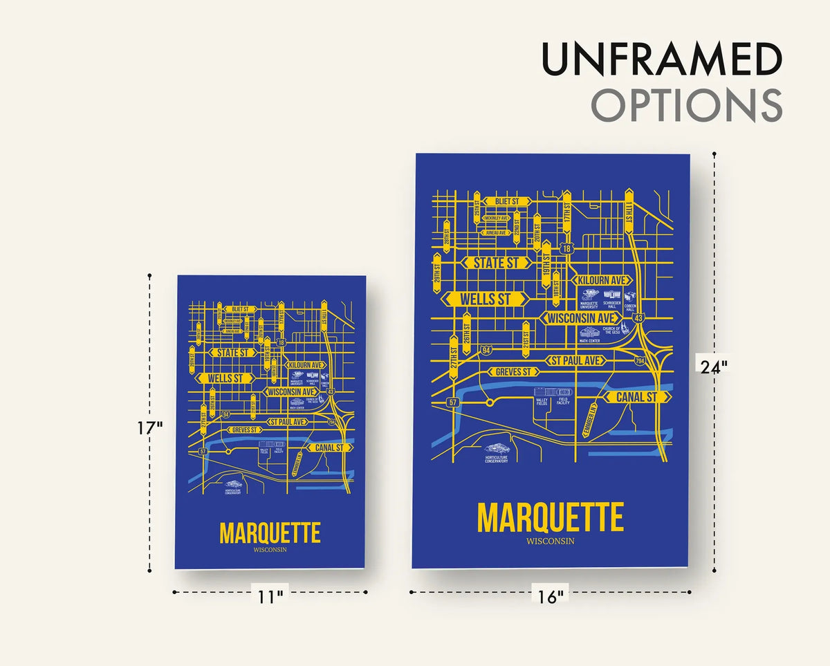 Marquette, Wisconsin street map 10