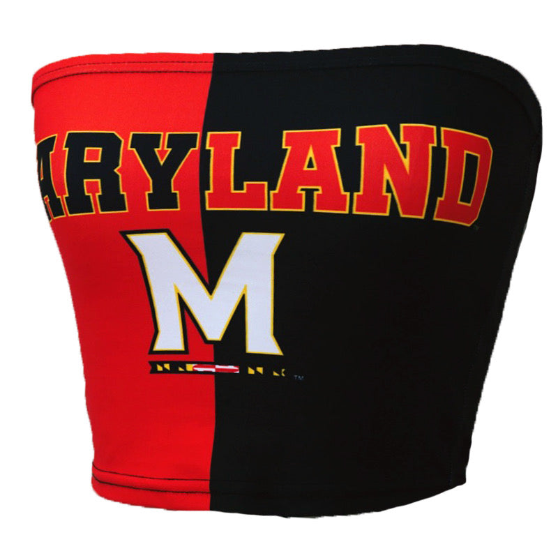 Maryland Terps Two Tone Tube Top | lojobands 4