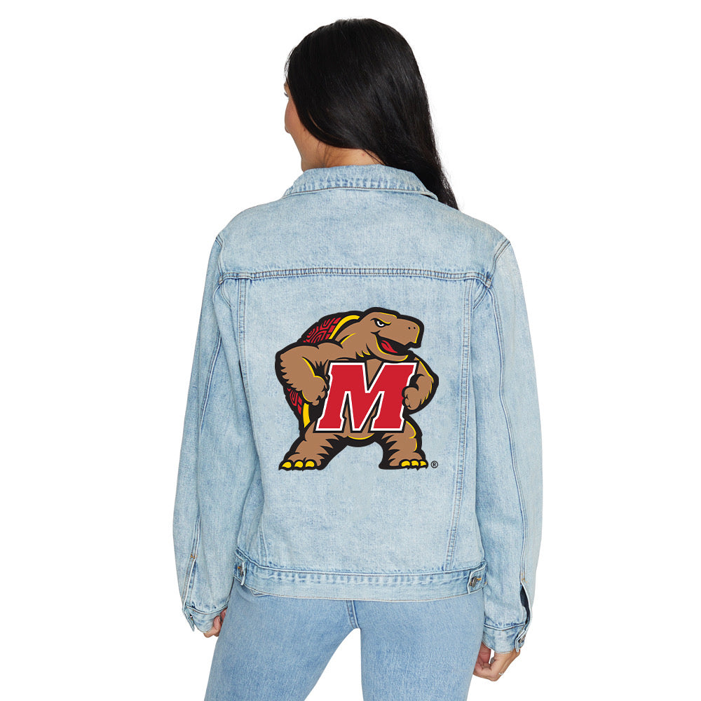 Maryland Terps Denim Jacket | lojobands 1