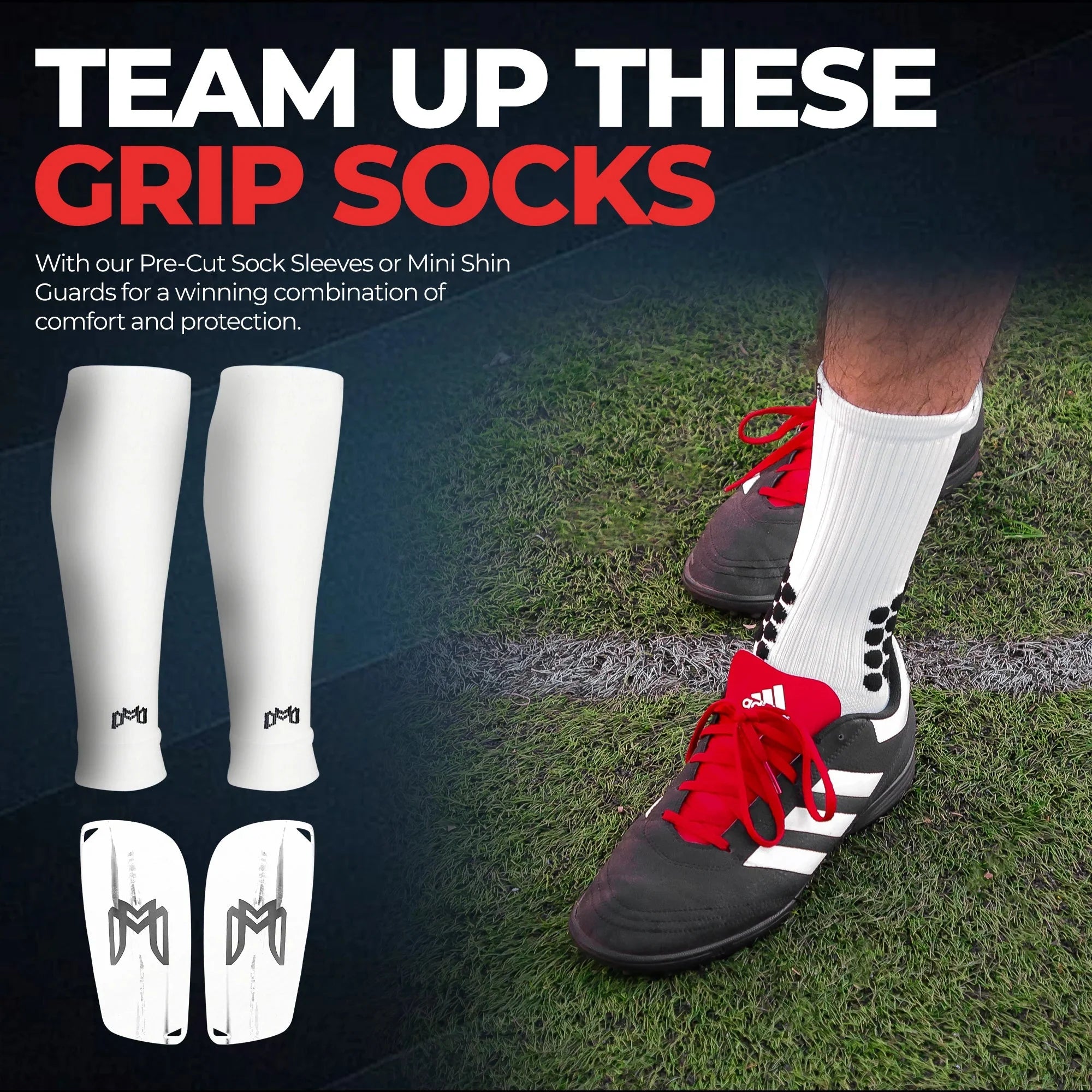 MEDICAPTAIN Grip Socks With Cushioned Ankle Protection 7