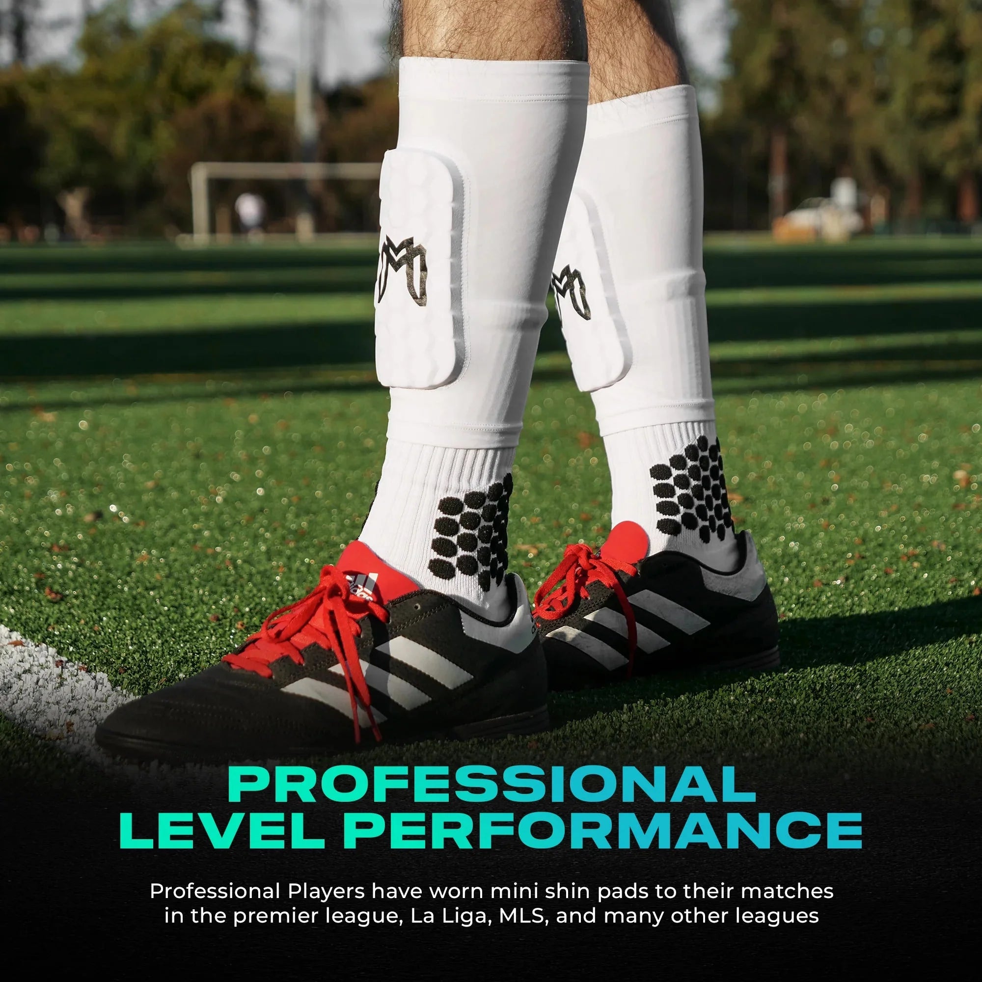 MEDICAPTAIN Mini Shin Pad Sleeves With Built In Shin Guards 6